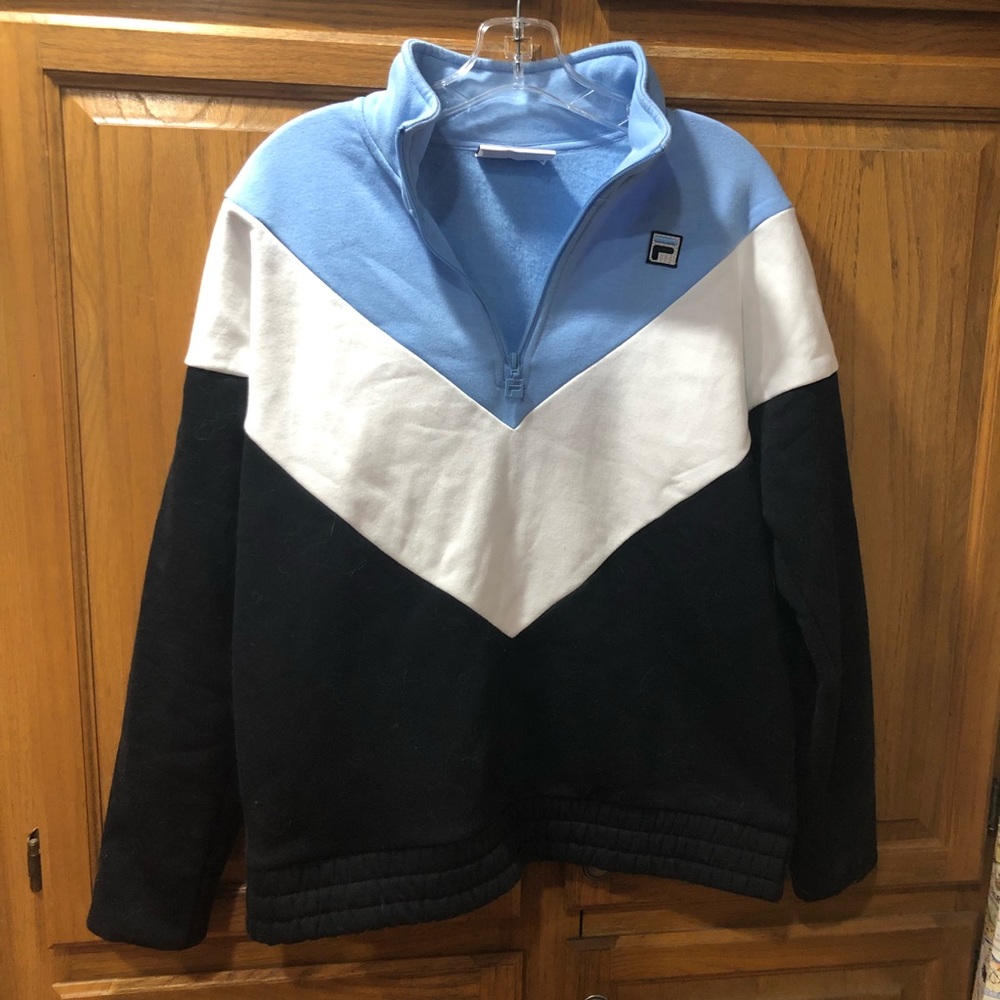 Fila quarter-zip fleece long sleeve, women’s L - Picture 3 of 3